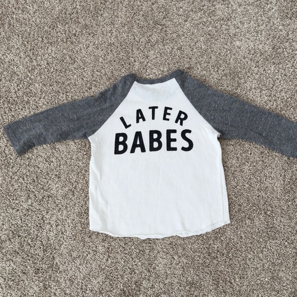 Nicky and Stella toddler boys baseball style tee t-shirt size 4T - Picture 1 of 7